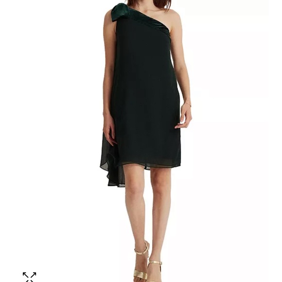 LAUREN RALPH LAUREN Chiffon One-Shoulder Dress - Picture 4 of 15